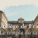 Vue de devant du Collège de France