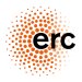 Logo ERC (Conseil Européen de la Recherche)