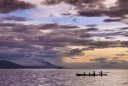 Pirogue in the South Pacific