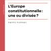 Cover of the print edition of Angelika Nussberger's conference "Constitutional Europe: one or divided?