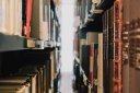 Book shelving at the Bibliotheque du Proche-Orient ancien of the Collège de France