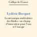 Couverture de l'édition imprimée de la leçon inaugurale du Pr Lydéric Bocquet