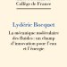 Cover of the printed edition of Prof. Lydéric Bocquet's opening lecture