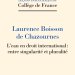 Couverture de l'édition imprimée de la leçon inaugurale de la Pr Boisson de Chazournes