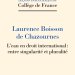 Cover of the printed edition of Pr Boisson de Chazournes' opening lecture