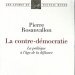 Cover of Pierre Rosanvallon's Counter-Democracy