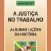 Couverture de l'édition imprimée portugaise de l'ouvrage "La Justice au travail" du Pr Alain Supiot