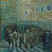 Peinture "La ronde des prisonniers" de Vincent Van Gogh, au musée Pouchkine