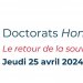 Visual of the award of honorary doctorates by UCLouvain 