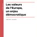 Couverture de l'édition imprimée de la conférence "Les valeurs de l'Europe, un enjeu démocratique" de Justine Lacroix