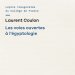 Couverture de l'édition imprimée de la leçon inaugurale du Pr Laurent Coulon