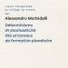 Couverture de l'édition imprimée de la leçon inaugurale du Pr Alessandro Morbidelli