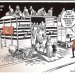 Drawing published in the "International New York Times"