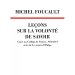 Leçons sur la volonté de savoir by Michel Foucault, Éditions du Seuil