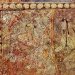 Mural painting of a young girl struck by a spell who fetches water and encounters the aquatic demon