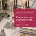 Collège de France : Programme des enseignements 2025-2026