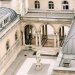 La cour Letarouilly. Vue du site Marcelin-Berthelot depuis la Sorbonne