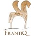 Logo FrantiQ : cheval stylisé doré avec le mot FrantiQ en dessous