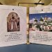 Deux livres sur l'histoire et la culture kyivienne : à gauche, couverture avec portrait religieux ; à droite, couverture avec cathédrale aux dômes verts et dorés.