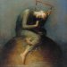 Peinture de George Frederic Watts intitulée "Hope"