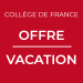 Offre de vacation au Collège de France