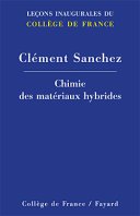 Chimie des matériaux hybrides